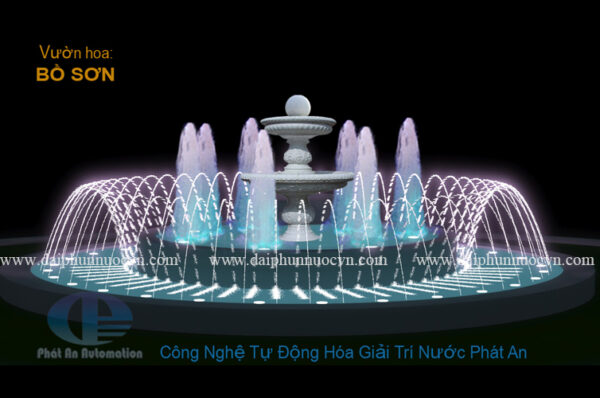 Đài phun nước vườn hoa Bồ Sơn Bắc Ninh 1