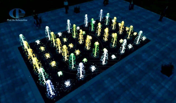 Mẫu thiết kế 3D của Sàn phun nước Bệnh Viện TP Vinh - Nghệ An 1