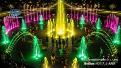 Sàn Nhạc Nước Nghệ Thuật Kết Hợp Âm Thanh Ánh Sáng